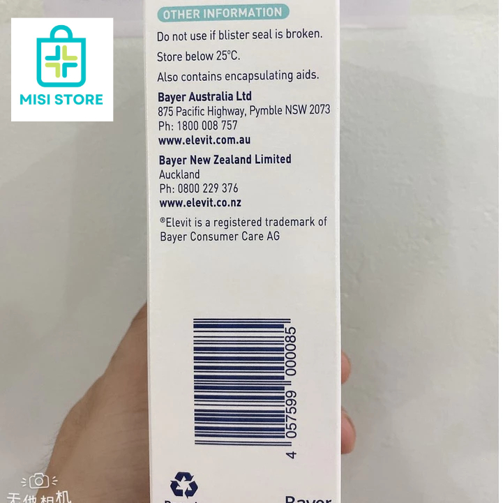 Elevit Sau Sinh Elevit Breastfeeding Của Úc, 60 viên ( elevit sau sinh )