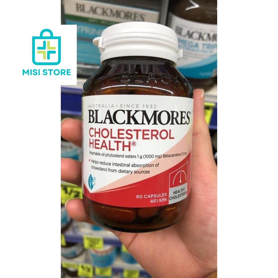 Viên uống giảm mỡ máu Blackmores Cholesterol Health 60 viên