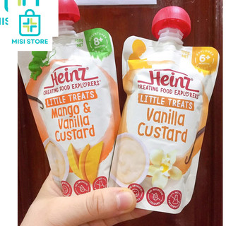 (date T6/2025) Váng Sữa Heinz Custard 120g, cho bé từ 6 tháng trở lên, hàng Úc
