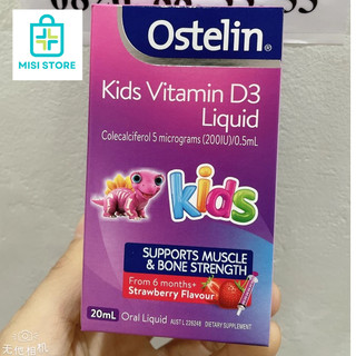 (date 2026) Vitamin D Liquid Kids Ostelin 20ml, dạng nước của Úc