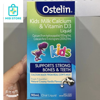 Canxi Nước Kids Milk Calcium & Vitamin D3 Liquid ostelin 90ml của Úc (Ostelin Nước 90ml )