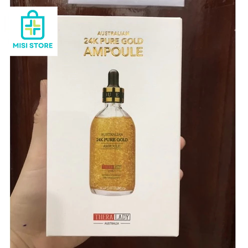(date 2027) Serum tinh chất vàng 24k - australlian 24K Pure Gold Ampoule, hàng Úc