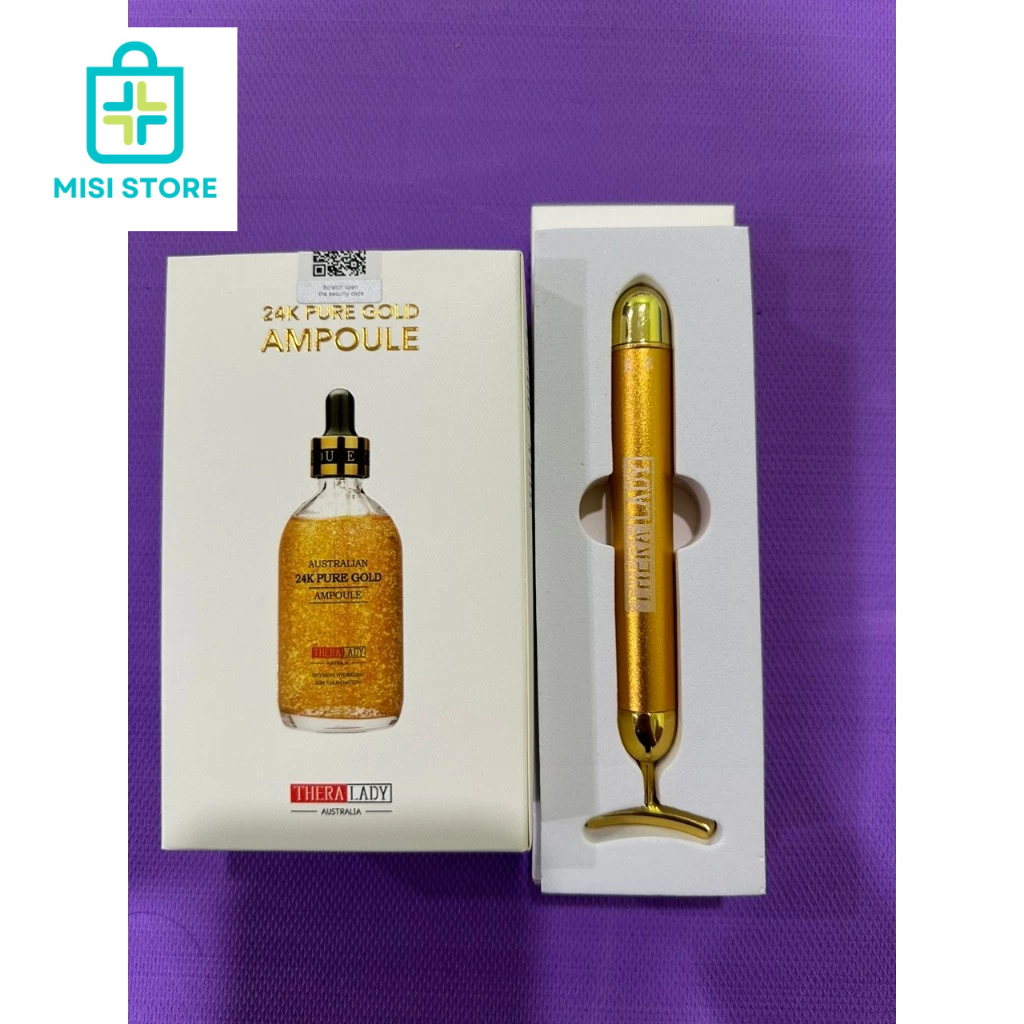 (date 2027) Serum tinh chất vàng 24k - australlian 24K Pure Gold Ampoule, hàng Úc