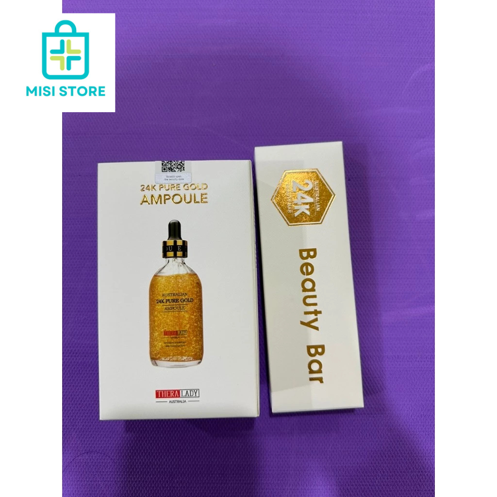 (date 2027) Serum tinh chất vàng 24k - australlian 24K Pure Gold Ampoule, hàng Úc