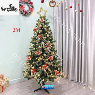 Cây Thông Noel Tán Dày Màu Xanh Tặng Kèm Phụ Kiện Và Đèn Led Cây Thông Việt Nam Cao Cấp Chính Hãng Chaang Chiia