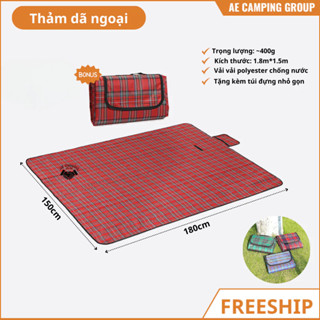 Thảm du lịch, picnic, dã ngoại chống thấm tốt CỰC KÌ TỐT - Bạt trải đi phượt, cắm trại gấp nhỏ gọn đa năng