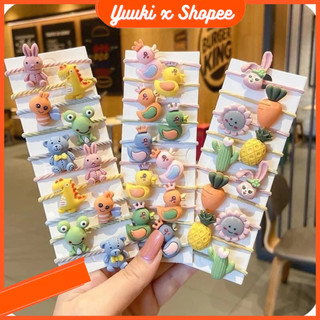 Set 10 chun buộc tóc cute cho mẹ và bé #a93