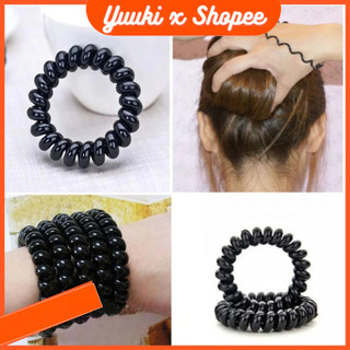 [BH 3 Tháng] SET 5 Dây Buộc Tóc Nhựa Dạng Lò Xo Siêu Bền #A28