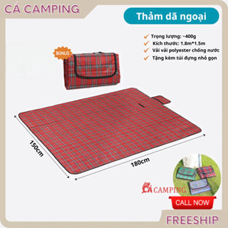 Thảm du lịch picnic, dã ngoại chống thấm tốt - Bạt trải đi phượt, cắm trại gấp nhỏ gọn đa năng