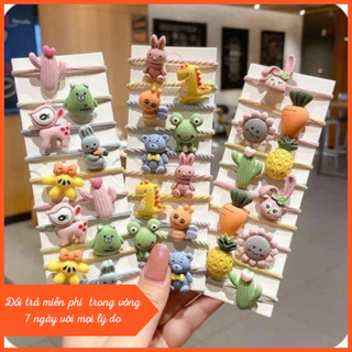 [DEAL QUÀ TẶNG] Scrunchie 1 Dây Chun Buộc Tóc, Cột Tóc, Dây Buộc Tóc Cho Bé Và Mẹ [LẺ_1CHIẾC] #118