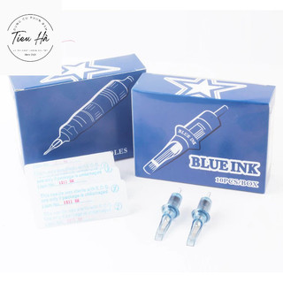 Kim xăm máy pen phun môi, máy tattoo phun môi Blue ink cao cấp Hộp 10 chiếc