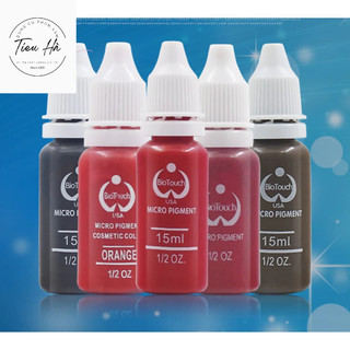 Mực tập xăm môi, lông mày Biotouch - Mực đặc, nhanh bám, đi trên da giả - loại 1