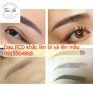 Combo 10 Dao khắc lông mày PCD xịn