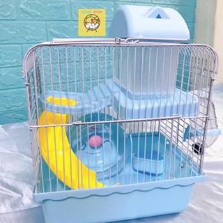 Lồng chuột hamster nhiều tầng đầy đủ phụ kiện (như hình)