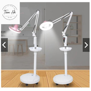 Đèn cây spa núp bông hoa chỉnh ánh sáng quay 360 độ không bánh xe
