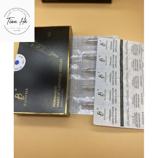 Kim máy xăm Bio maser chính hãng, kim lò xo (hộp 10c) - hộp đen