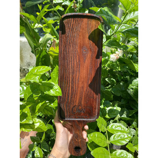 Khay gỗ decor chữ nhật có tay cầm dài, Thớt khay gỗ decor chụp ảnh - LUMYWOOD