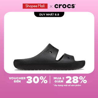 Dép xăng đan unisex crocs classic v2 - black