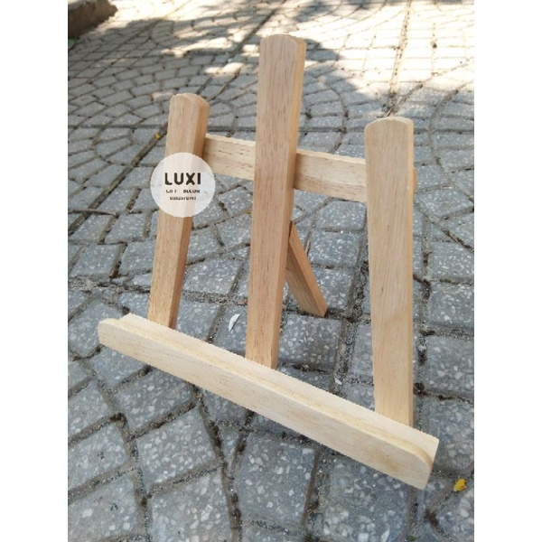 Kệ gỗ decor size bé 21x21cm, để vừa bảng size A4 - LUMY Wood Decor
