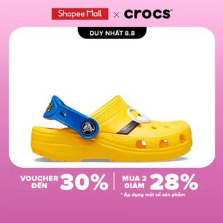 Giày clog trẻ em crocs i am minions funlab - yellow