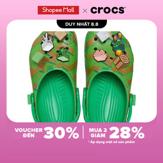 Giày Clog Trẻ Em Crocs Elevated Minecraft Classic - Multi