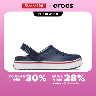 Giày Clog Trẻ Em Crocs Toddler Off Court - Navy/Pepper