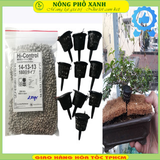 200gr phân tan chậm 14-13-13 kèm 10 giỏ đựng phân