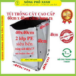 Túi Trồng Cây Pe 2 Lớp, Túi Trồng Dưa Lưới, Dưa Leo, Cà Chua, Gừng, Hành ,ớt , Mướp, Bí,cây Ăn Trái 1kg