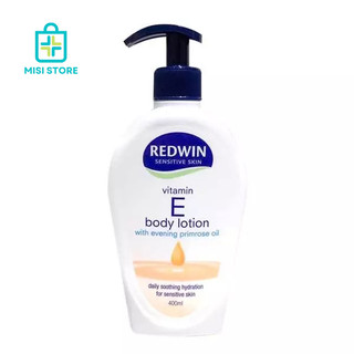 ( 400ml ) Kem Redwin Vitamin E body lotion 400ml, dưỡng ẩm toàn thân ( Chai 400ml )