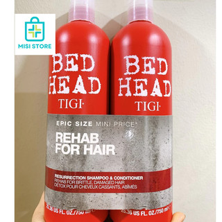 (hàng chuẩn 100%) Cặp dầu gội xả Tigi đỏ, Tigi tím chống hư tổn, phục hồi tóc