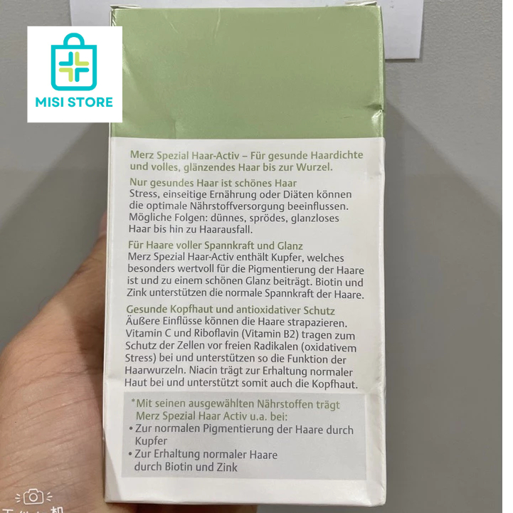 Dưỡng mọc tóc Merz Spezial, hộp 120v [Hàng Đức]