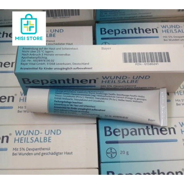 Kem hăm Bepathen cho bé, kem hăm 20g, hàng Đức