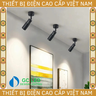 [GC] Đèn chiếu rọi gắn trần Zoom thay đổi góc chiếu từ 10-60 độ, sẵn đến ngồi hoặc gắn thanh ray, GC LED EROS mã GC-Zoom