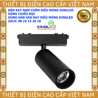 Đèn ray nam châm siêu mỏng kingled chiếu rọi, gắn vào thanh ray siêu mỏng kingled, bảo hành 2 năm