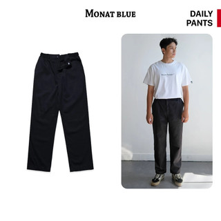 MONAT BLUE Daily Pants - Quần tây Lưng chun kết hợp khóa kéo gài
