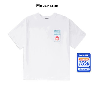 Monat blue tee the adventure - áo thun chất cotton unisex