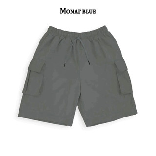 MONAT BLUE - Quần short Cargo