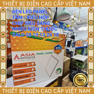 Đèn led panel asia tấm kiểu hộp nhiều kích thước và công suất, 60x60, 30x60, 30x30, 30x120 ...