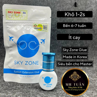 Keo nối mi Skyzone Hàn Quốc 5ml (Khô 1-2s) siêu bền-ít cay,dùng nối mi,tạo fan _Mr Tuấn