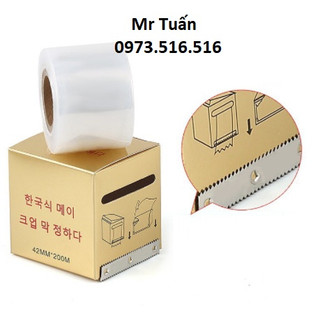 Cuộn nilong ủ te,phun xam dụng cụ nối mi Mr Tuấn