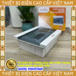 [Giá Tốt] Tủ điện Asia, tủ Át Asia, tủ Aptomat Asia, mặt kính Trong, thân nhựa ABS siêu bền, chống nước IP44