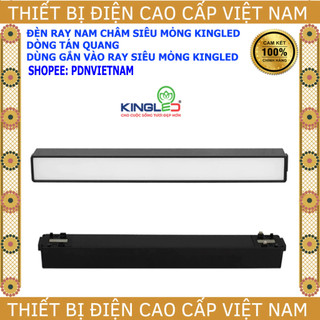 Đèn Ray Nam Châm Siêu Mỏng KINGLED Tán Quang, gắn vào thanh ray siêu mỏng Kingled, bảo hành 2 năm