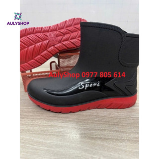 Giày đi mưa chống trượt chống thấm nước size 39-43, ủng đi mưa ngắn, ủng làm vườn, ủng đi phượt