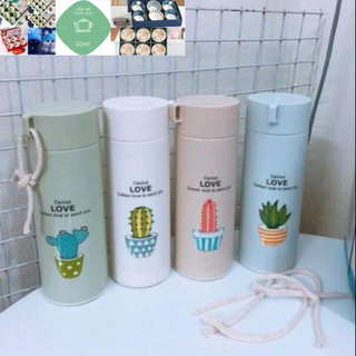 🍅 BÌNH GIỮ NHIỆT 450ML LÕI THỦY TINH XƯƠNG RỒNG