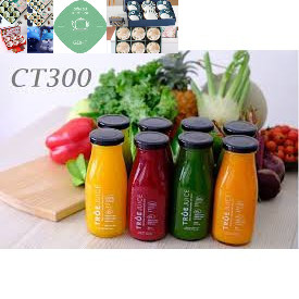 Chai thủy tinh 300ml nắp thiếc