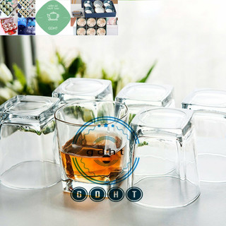 6 LY CỐC 5 CẠNH THỦY TINH UỐNG NƯỚC 195ML