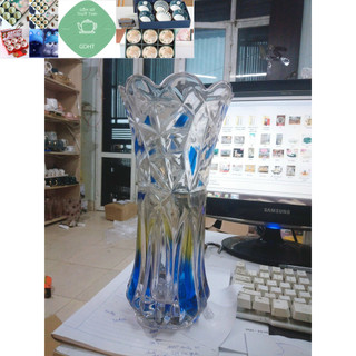 ( HOA VĂN GIAO NGẪU NHIÊN ) Lọ hoa thủy tinh 20cm