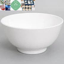 TÔ SỨ TRẮNG 20CM
