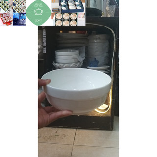TÔ SỨ TRẮNG 20CM hàng mộc đẹp