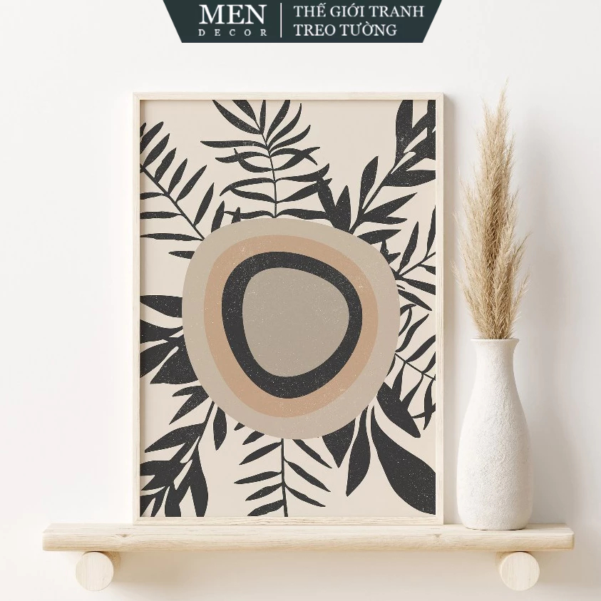 Tranh treo tường,  Boho Style Poster, Boho Color Print,  nhận in theo yêu cầu, tặng kèm đinh treo tr